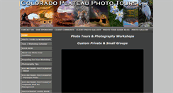 Desktop Screenshot of coloradoplateauphototours.com